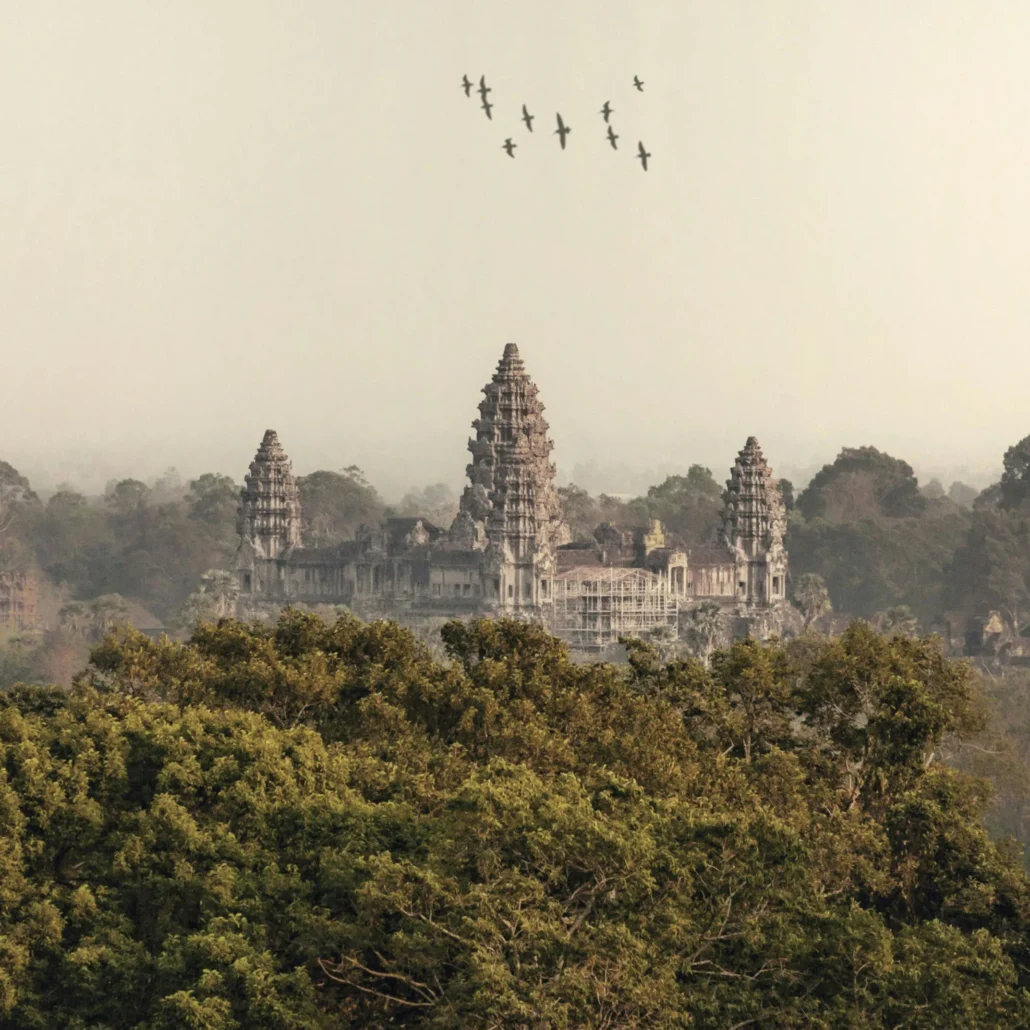 Prambanan Complex Temple Comparing to Angkor Wat