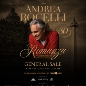 andrea bocelli concert, concert in borobudur temple, best concert in borobudur temple area