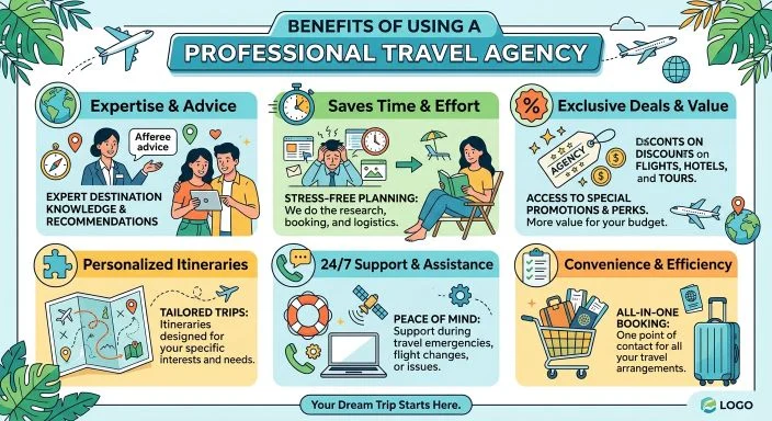 Benefits of using a professional travel agency